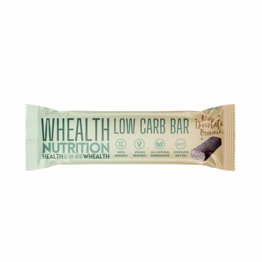 RAW CHOCOLATE BROWNIE LOW CARB BAR - 12 x 55G