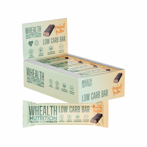 PEANUT BUTTER LOW CARB BAR - 12 x 55G