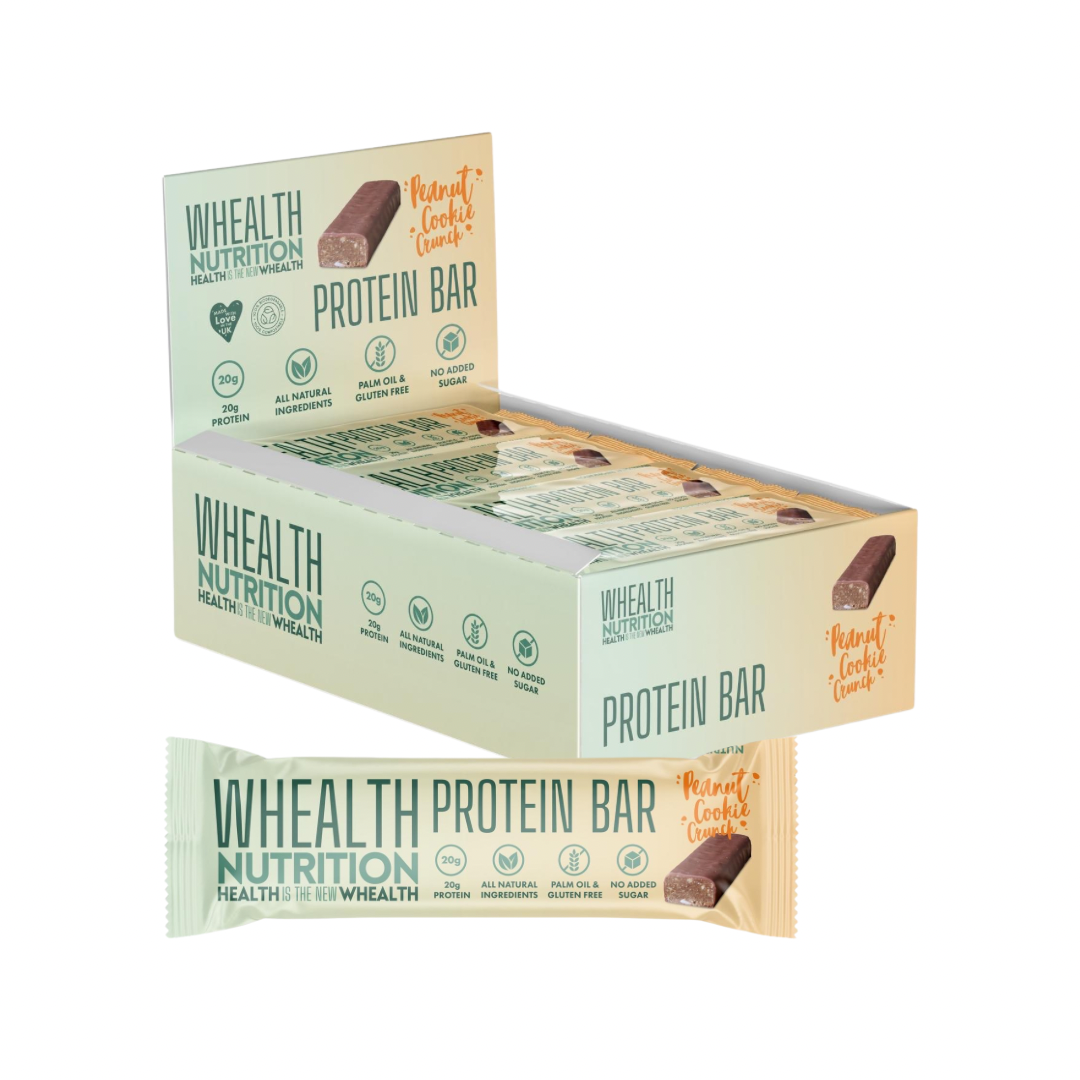 PEANUT COOKIE CRUNCH PROTEIN BAR - 12 x 60G
