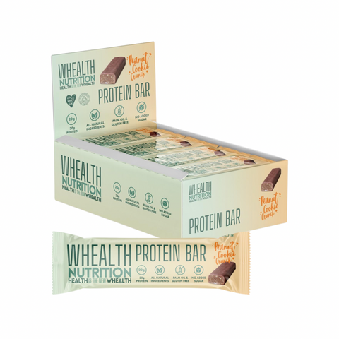 PEANUT COOKIE CRUNCH PROTEIN BAR - 12 x 60G