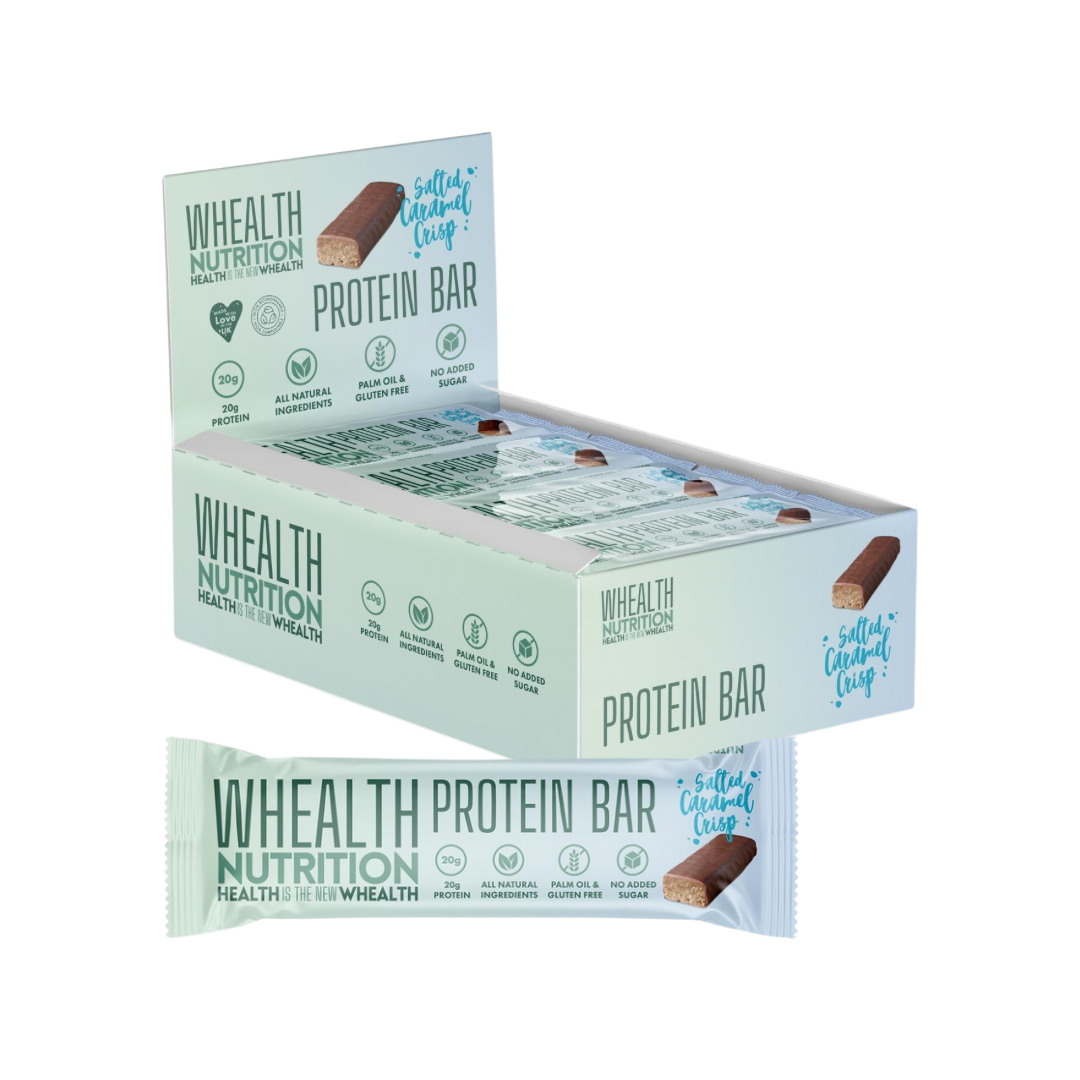 SALTED CARAMEL CRISP PROTEIN BAR - 12 x 60G