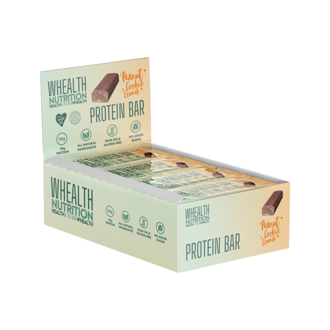 PEANUT COOKIE CRUNCH PROTEIN BAR - 12 x 60G