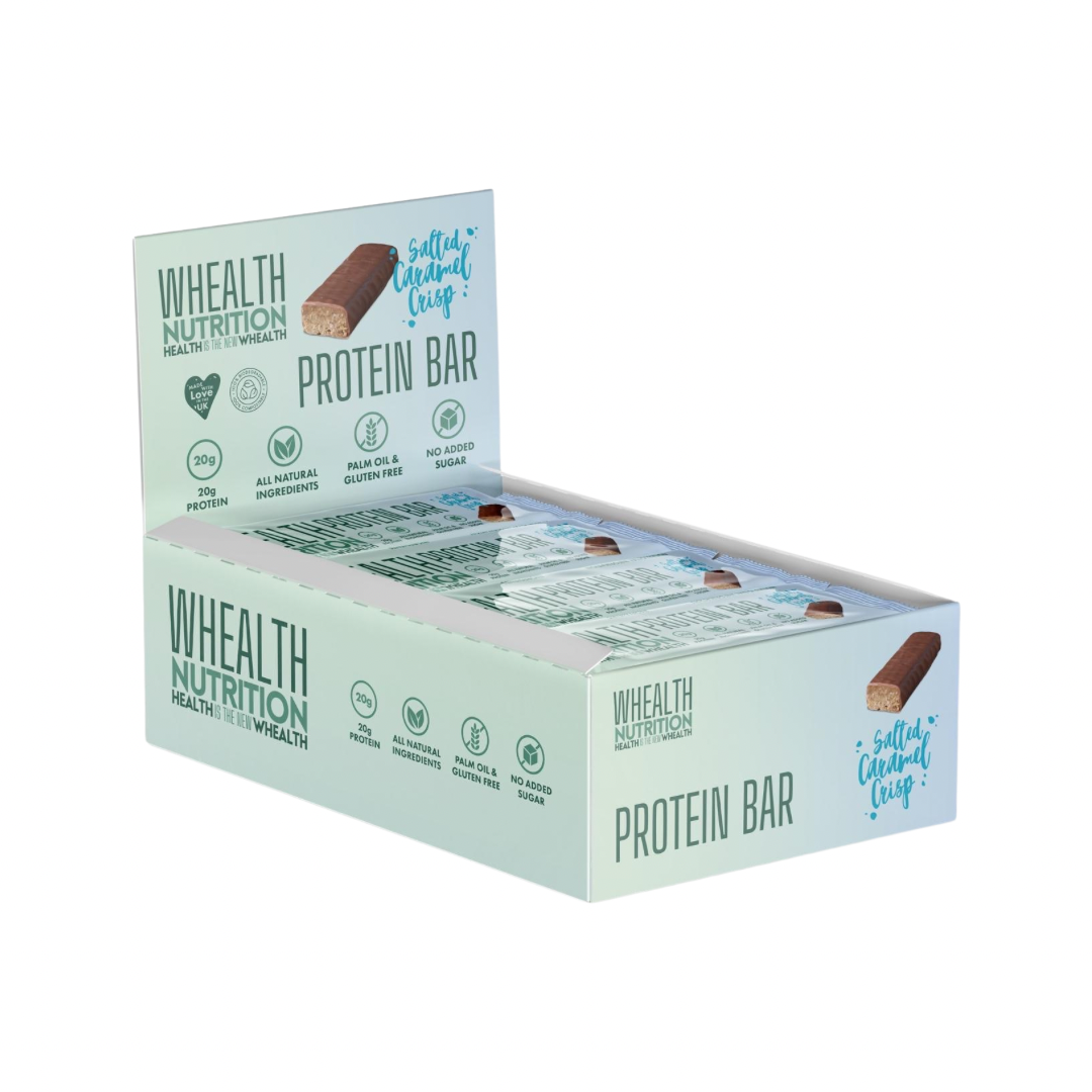 SALTED CARAMEL CRISP PROTEIN BAR - 12 x 60G