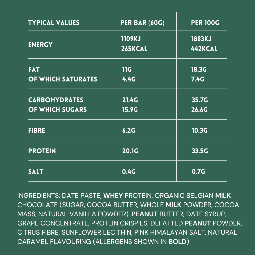 SALTED CARAMEL CRISP PROTEIN BAR - 12 X 60G