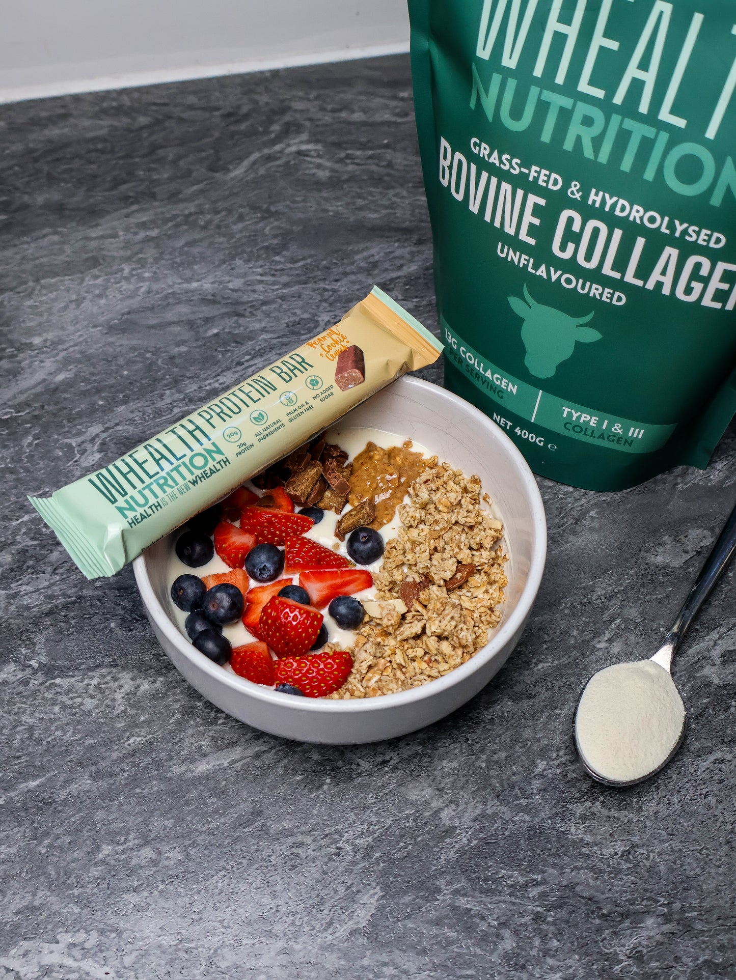 GRASS-FED & HYDROLYSED BOVINE COLLAGEN PEPTIDES - 400G